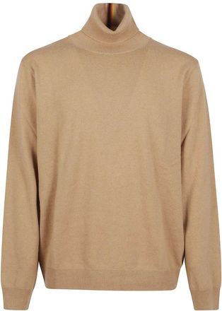 Paul Smith Truien & Vesten, Heren, Beige, XL, Turtle neck sweater