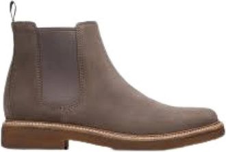 Clarks Schoenen - Heren - Chelseaboots - Grijs - 39 1/2 EU - Schoenen