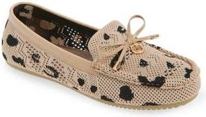 Gloria Vanderbilt Open Knit Bow Loafer in Cheetah at Nordstrom Rack, Size 6.5