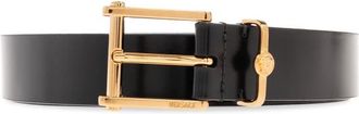 Versace Leren riem - Heren - Riemen - Zwart - 105 CM - Leer - Accessoires