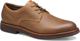 Johnston & Murphy Tyson Plain Toe Derby in Brown Oiled Full Grain at Nordstrom, Size 10.5