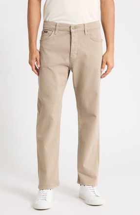 HUGO BOSS Ogden Straight Leg Jeans in Dark Beige at Nordstrom Rack, Size 32 X 32