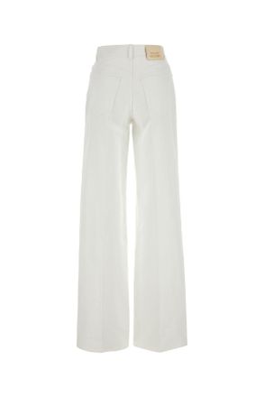 Alexander McQueen Opticalwhite T Cotone Jean