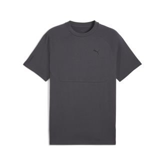 Puma T-Shirt PUMA TECH TEE, Herren, Gr. XXL, grau (dusky gray), Jersey, Obermaterial: 100% Baumwolle, unifarben, regular fit normal, Rundhals, Shirts T-Shi
