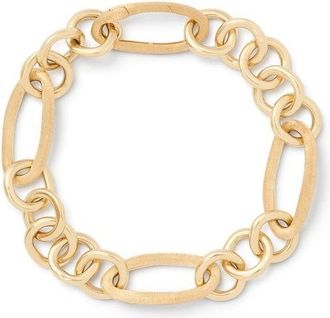 Marco Bicego Jaipur Link Collection 18K Yellow Gold Mixed Link Bracelet - BB2670 Y LI