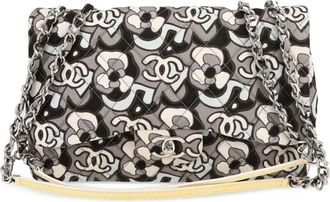 Chanel 2010 Timeless canvas shoulder bag - women - Canvas - One Size - Grey