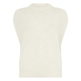 PESERICO Mujer, Jerseys, Blanco, Talla: L