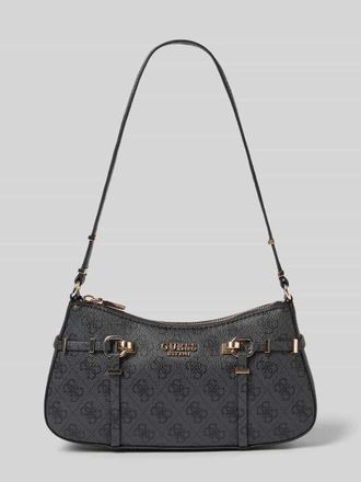 Guess Handtasche mit Logo-Muster Modell LEONA in Black, Gr&ouml;&szlig;e 1