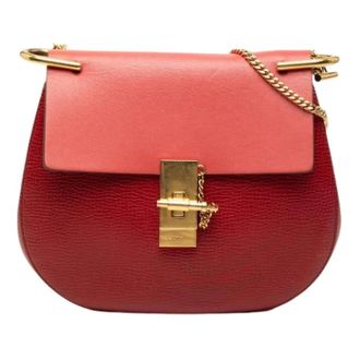 Chlo&eacute; Pre-owned The Drew - Dames - Pre-owned - Rood - Maat: ONE Size Leer