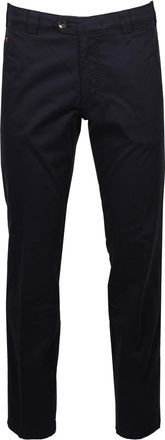 Meyer Mens Roma Cotton Trouser Dark Blue - Size 38W/32L