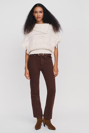 DL1961 Halle Straight Mid-Rise Jeans