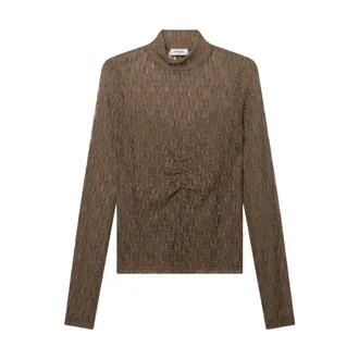Aaiko Amy Top - Dames - Tops - Groen - Maat: XL Jersey
