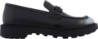 Ferragamo Galles Gancini Ornament Moccasin, Size 9 EE