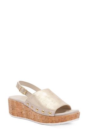 Ara Raelis Slingback Wedge in Beige at Nordstrom, Size 9.5-10Us