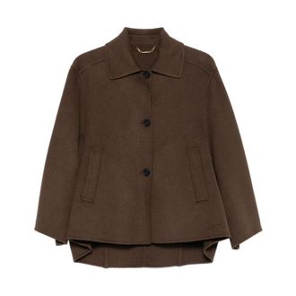 Seventy Bruine Jassen voor Stijlvolle Look - Dames - Zomerjassen - Bruin - S - Jassen