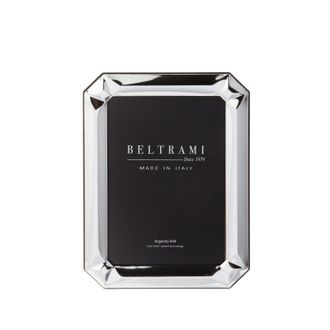 BELTRAMI Portafoto ottagonale foto 10x15 cm Beltrami con argento Miro Silver