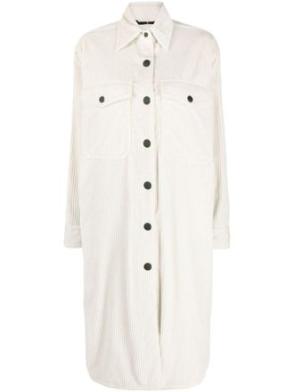 Moncler Giacca-camicia Vanay a coste - Toni neutri