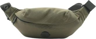 Moncler Pre-owned Durance Small heuptas - Heren - Vintage Heuptassen - Groen - ONE Size - Leer - Vintage