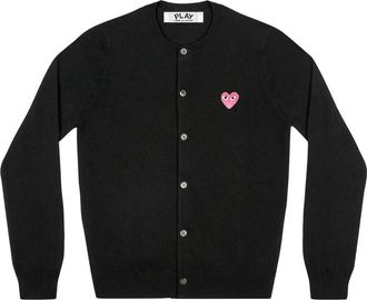 Comme Des Gar&ccedil;ons Crewneck Vest - Dames - Vesten - Zwart - XS - Wol - Truien & Vesten