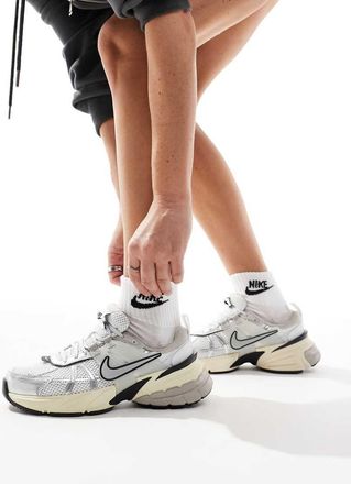 Nike V2K Run sneakers in white