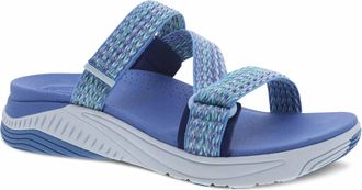 Dansko Womens Rosette Adjustable Eva Sandals In Blue