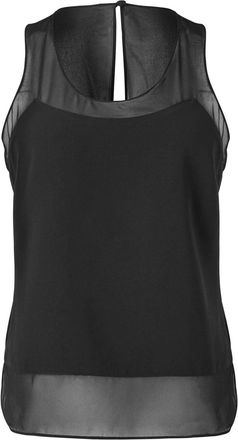 Ted Baker Vrouwen/dames Racerback Mouwloze Vest Top (Zwart)