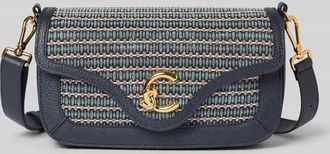 Coccinelle Umh&auml;ngetasche mit Logo-Detail und verstellbarem Schultergurt in Blau, Gr&ouml;&szlig;e 1