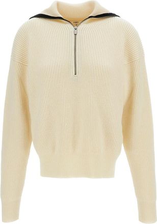 Barena Zip-throughs - Dames - Coltruien - Wit - XS - Truien & Vesten