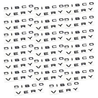 OEM 180x Letras 3d Brillantes Negras Discover Emblema Adhesivo Para Coche Parte Trasera Delantera Cap&oacute; Delantero Trasero