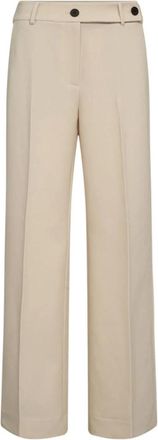 Co'Couture Dames, Broeken, Beige, Maat: M Viscose