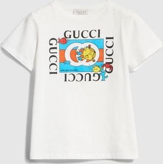 Gucci Kids - Cotton T-shirt With Print, White