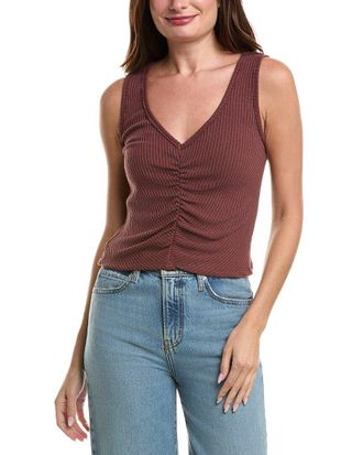 Project Social T Sueno Shirred Front Tank