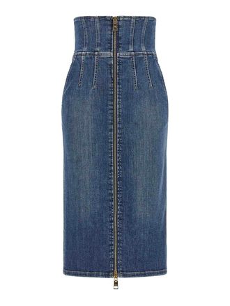 Elisabetta Franchi Denim skirt