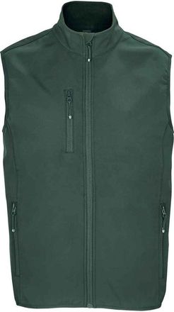 SOLS Heren Falcon Softshell Bodywarmer met rits (Bosgroen)