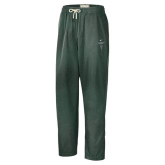 Nike Mens Milwaukee Bucks Standard Issue Woven Basketball Pants in Green | II6191-323