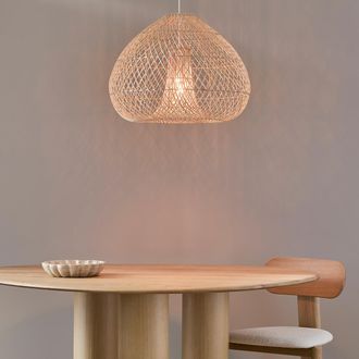 AM.PM Hanglamp van gevlochten rotan, diameter 61 cm, TITOU