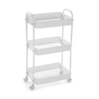 VERSA Carro De Cocina Versa Blanco 30 X 76 X 46 Cm Hierro