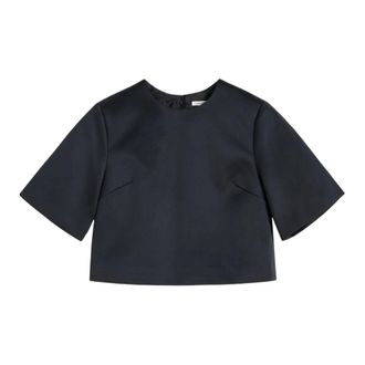 By Malene Birger Dames, Tops, Zwart, Maat: S Katoen