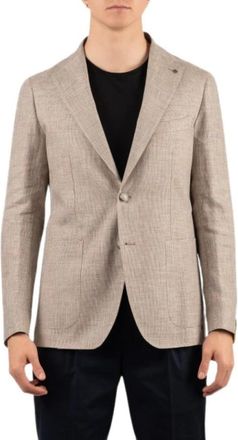 Tagliatore Montecarlo Jas - Heren - Blazers - Beige - XL - Katoen - Jassen