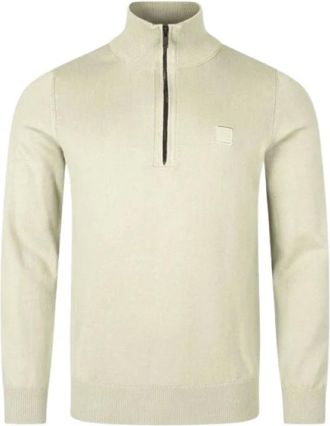 HUGO BOSS Hombre, Sudaderas, Beige, Talla: L