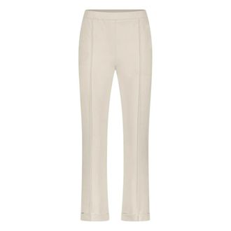 Jane Lushka Dames, Broeken, Beige, Maat: L Jersey