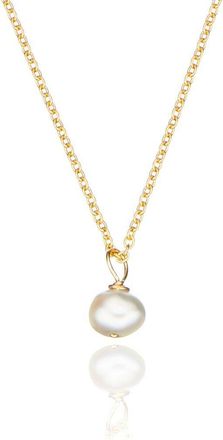 Lily & Roo Gold Single Pearl Necklace