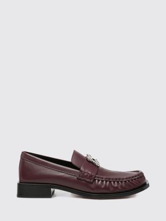 Roger Vivier Viv Rangers Jewelled Buckle Penny Loafers in Leather