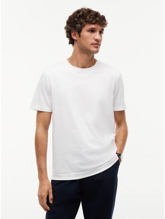 Tommy Hilfiger Mens New York Label Classic Crewneck T-Shirt - White - XL