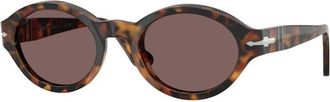 Persol Ovale zonnebril met overgangsglazen - unisex - Zonnebrillen - Bruin - ONE Size - Accessoires