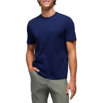 Prana Everyday Short Sleeve Regenerative Organic Cotton T-Shirt in Capulet Blue at Nordstrom, Size Xx-Large