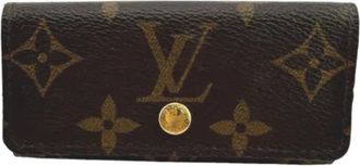 Louis Vuitton Pre-owned Canvas key-holders - Dames - Vintage Accessoires - Bruin - ONE Size - Vintage