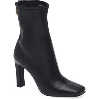 Steve Madden Khelan Square Toe Bootie in Black at Nordstrom Rack, Size 8