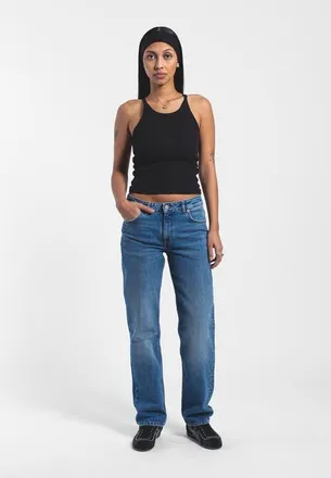 Dr. Denim Arch Mid Straight Jeans in Bay Mid Used at Nordstrom, Size 31