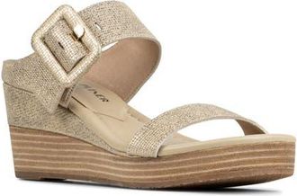 Donald J Pliner Gizelle Platform Wedge Sandal in Platino at Nordstrom, Size 8.5
